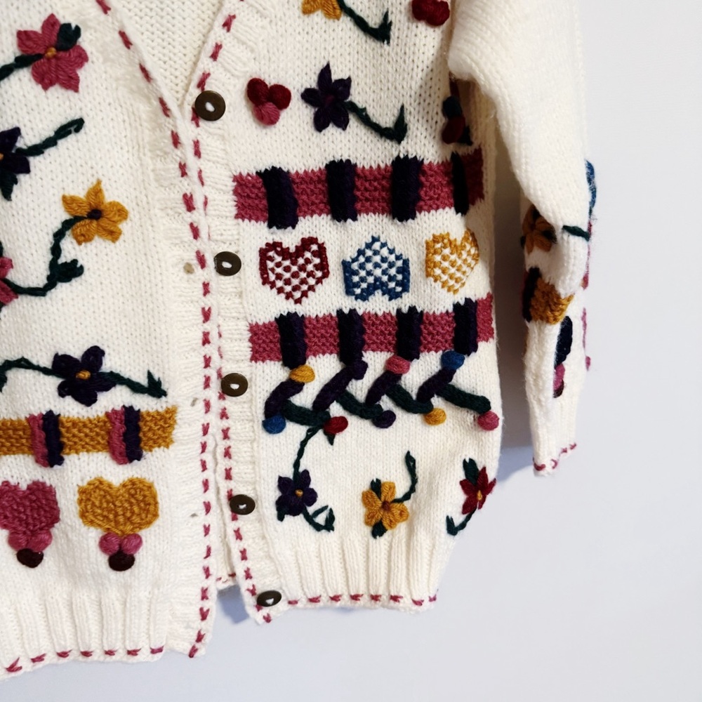 Handmade Knit Cardigan - Picture 3 of 4